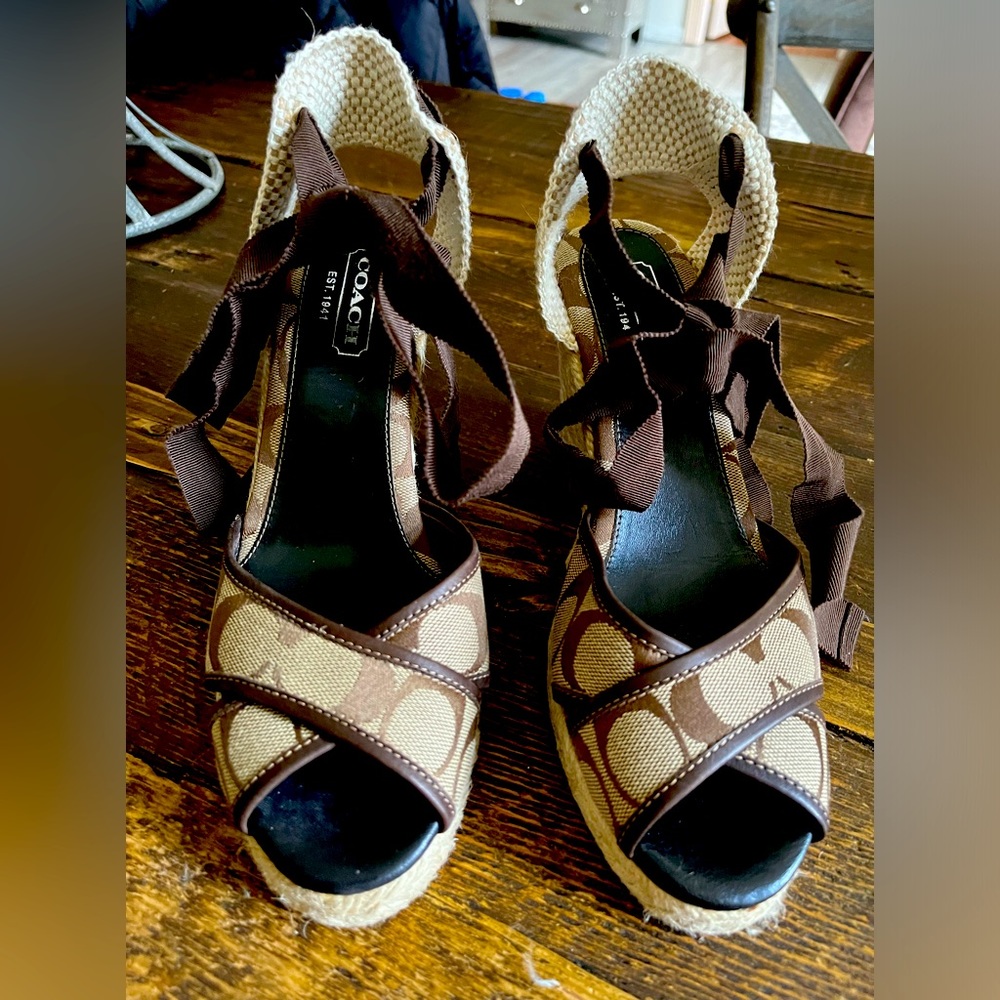 Coach vintage signature C Espadrille 8